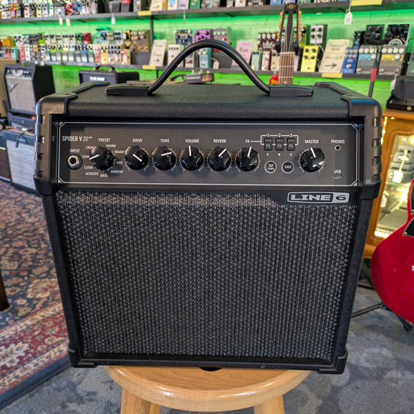 Line 6 Spider V 20 MkII 20-Watt 1x8" Digital Modeling Guitar Combo #21S6A1L7043012803
