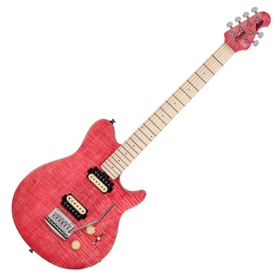 Sterling by Music Man Axis AX3 Flame Maple Top Electric Guitar Stain Pink #B209817