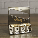 Collar City Guitar Compensated Tele Bridge Nickel Unaged