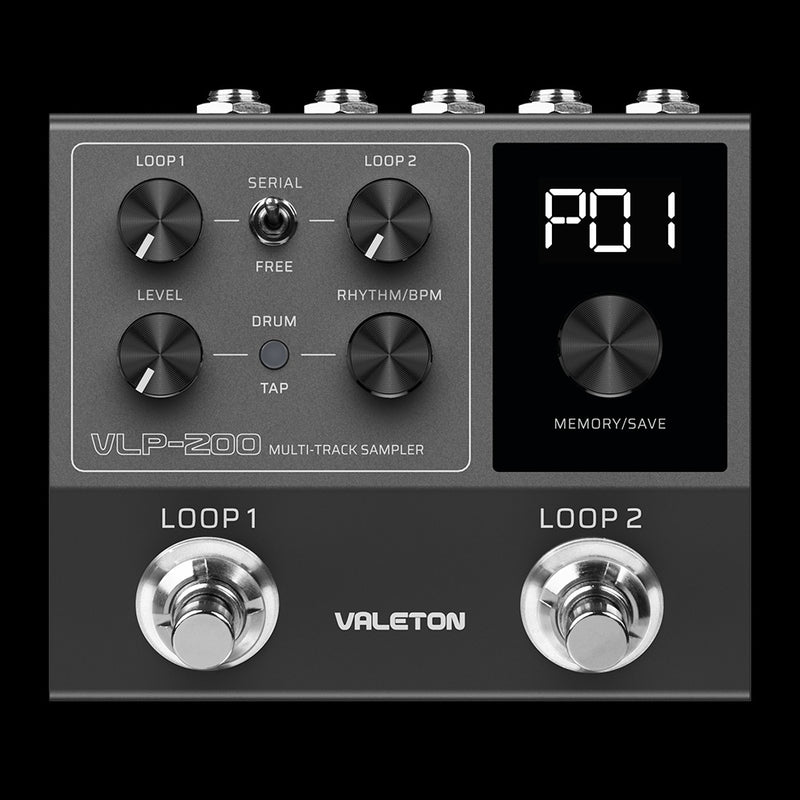 guitar pedal sampler Valeton VLP-200 Multi-Track Sampler Pedal