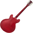 Vintage VSA500 ReIssued Semi-Hollow Electric Guitar Cherry Red *B-Stock*