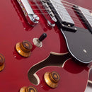 Vintage VSA500 ReIssued Semi-Hollow Electric Guitar Cherry Red *B-Stock*