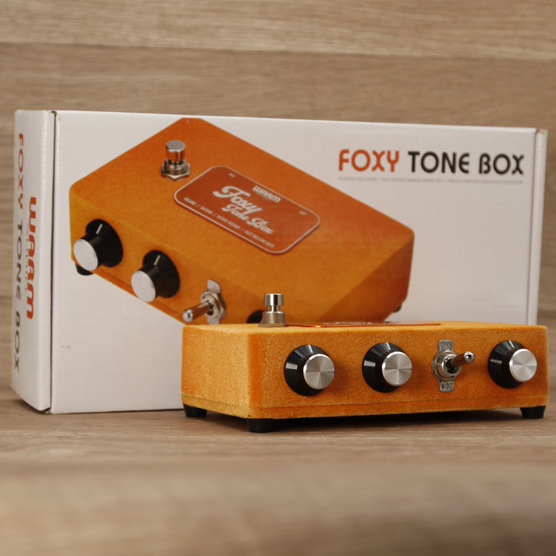 brown box pedal Warm Audio Foxy Tone Box Octave Fuzz
