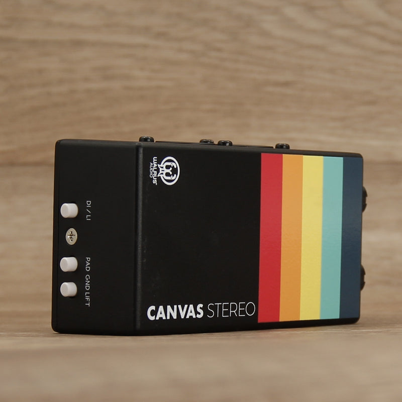 canvas stereo pedal Walrus Audio Canvas Stereo Duel Line Isolator / D.I. Pedal