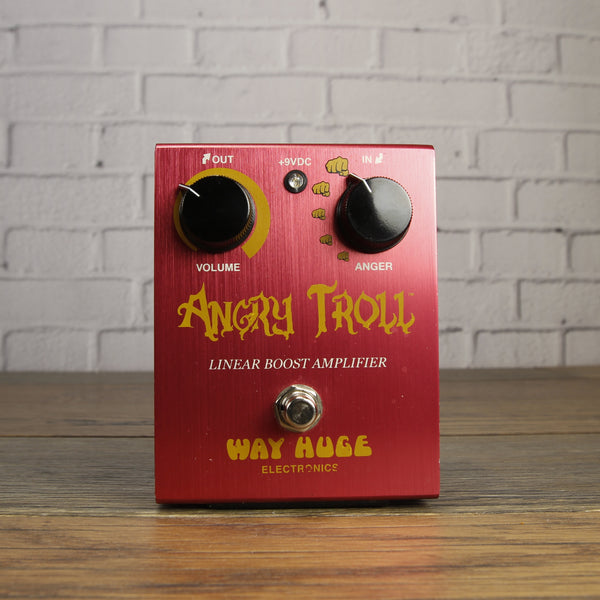Way Huge WHE101 Angry Troll Linear Boost Amplifier Pedal #AB21S262