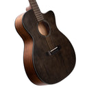Cort Core-OC Spruce All-Solid Acoustic-Electric Open Pore Trans Black w/Cort Gig Bag