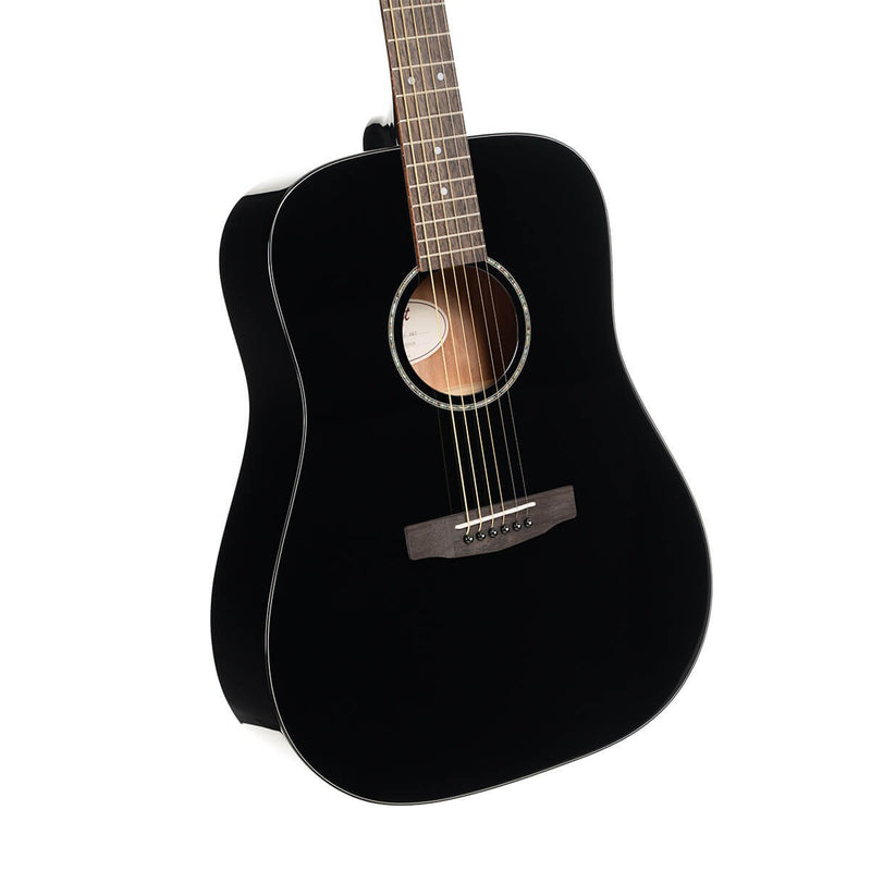 Cort Earth 60 Black Dreadnought Acoustic Guitar