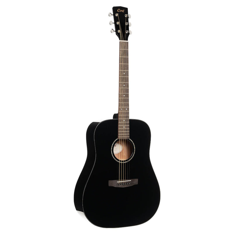 Cort Earth 60 Black Dreadnought Acoustic Guitar