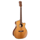 Cort Essence Series ES-GA4 Auditorium Acoustic-Electric Guitar Natural Semi Gloss