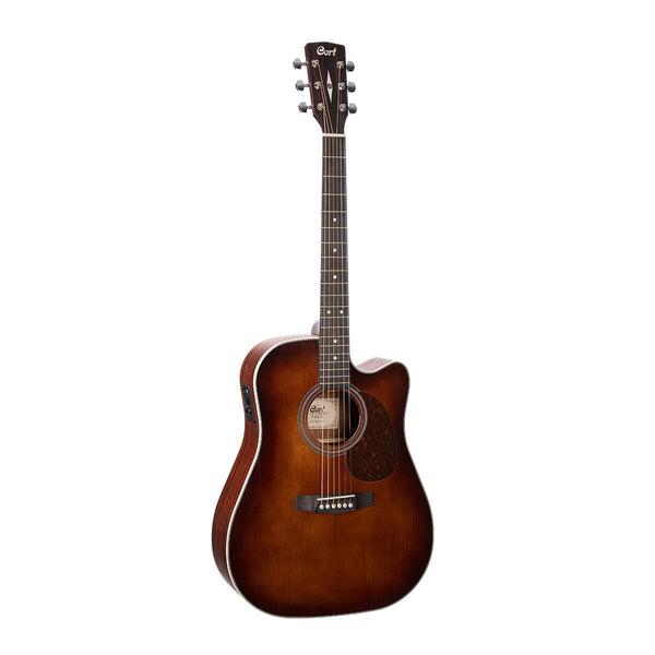 Cort MR500E Dreadnought Acoustic-Electric Brown Burst