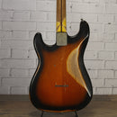 Nash S-57 Alder Electric Guitar 2-Tone Burst Hardtail Heavy Relic w/Nash Case