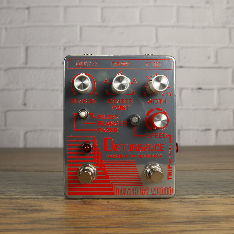 phaser flanger pedal Death By Audio Disturbance Filter Flanger Phaser Pedal