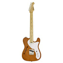 Aria Pro II TEG-TL Modern Classics Thin Semi-Hollow Electric Guitar Natural