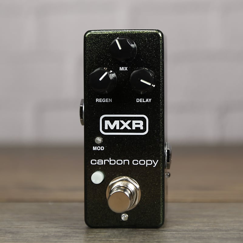 mxr delay pedal MXR M299 Carbon Copy Analog Delay Mini Pedal