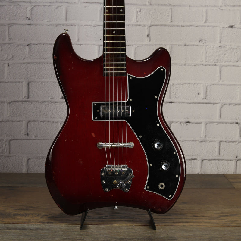 Guild S-50 Jetstar Electric Guitar 1965 Red w/Chip Case