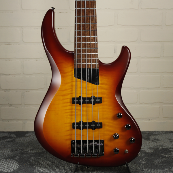 MTD Saratoga DLX V1 5-String Bass Cherry Burst #MTD23070095