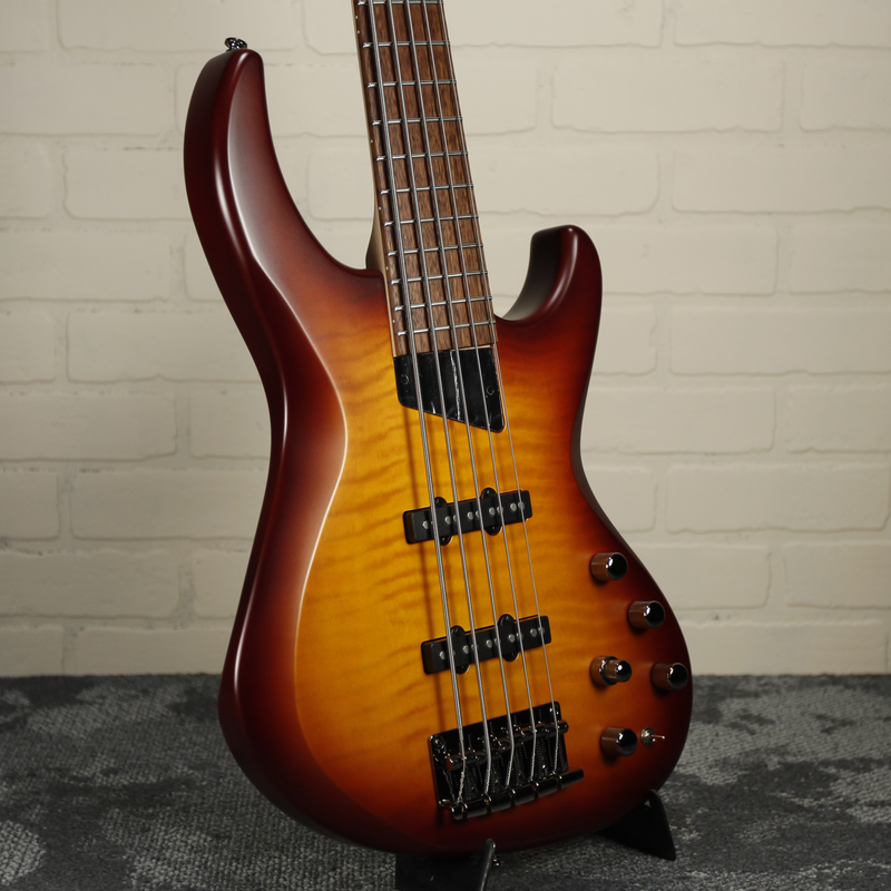 MTD Saratoga DLX V1 5-String Bass Cherry Burst