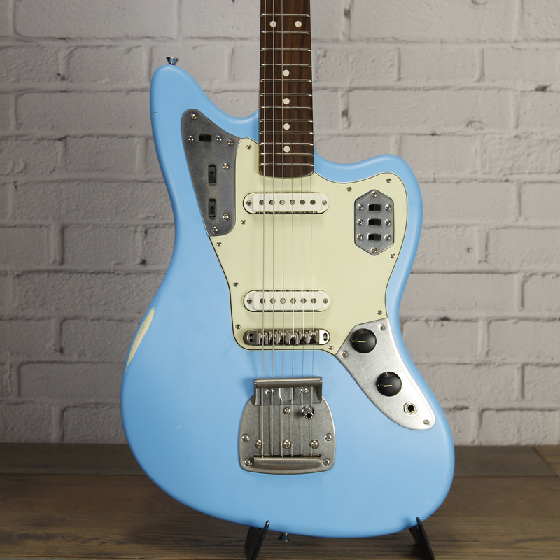 Nash JG-63 Alder Electric Guitar Daphne Blue Light Aging w/Nash Case