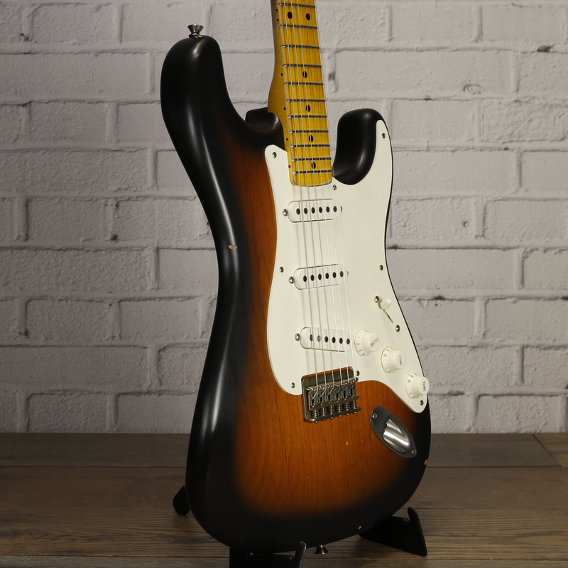 Nash S57 Hardtail Alder Electric Guitar 2-Tone Burst Light Relic w/Nash Case