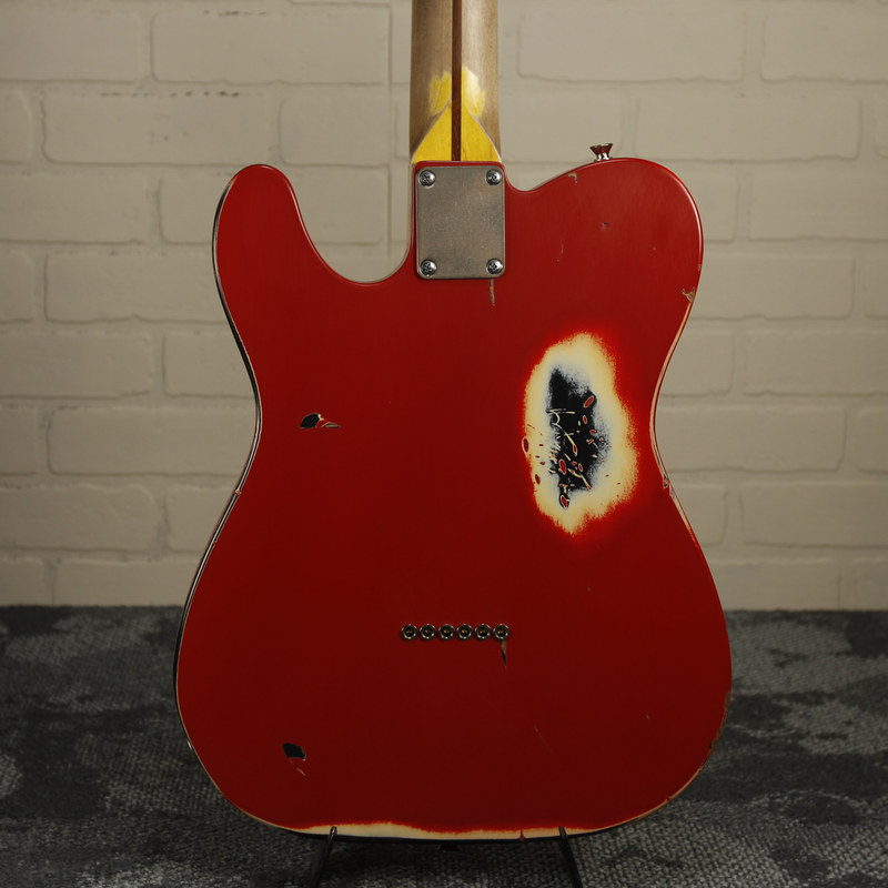 Nash T-57 Alder Dakota Red/Black Heavy Relic *Boat Neck* w/Nash Case