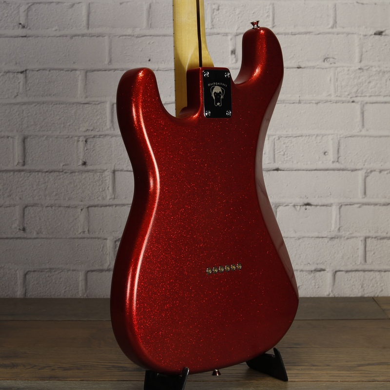 Nash S-57 Alder Electric Guitar Red Sparkle Hardtail Extra Light Aging w/Nash Case