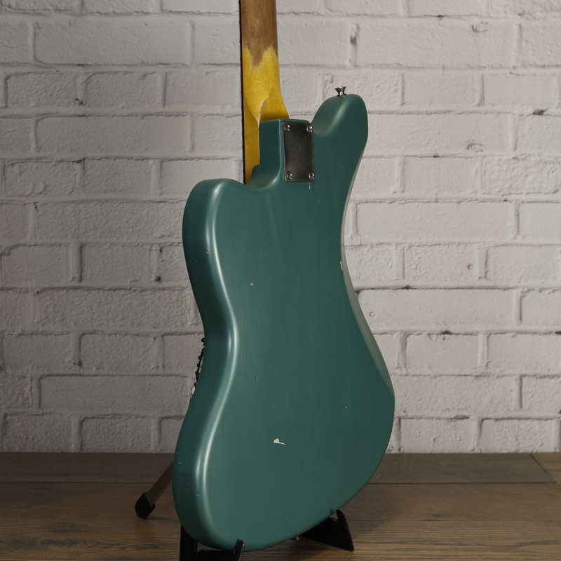 Nash JM-63 Alder Electric Guitar Teal Green Metallic Light Aging w/Nash Case