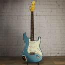 Nash S-63 Ash Hardtail Turquoise/Sunburst Medium Aging Electric Guitar w/Case