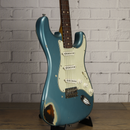 Nash S-63 Ash Hardtail Turquoise/Sunburst Medium Aging Electric Guitar w/Case