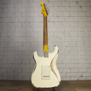 Nash S-63 Olympic White Over 2-Tone Heavy Aging Electric Guitar w/Case