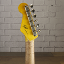 Nash S-63 Olympic White Over 2-Tone Heavy Aging Electric Guitar w/Case