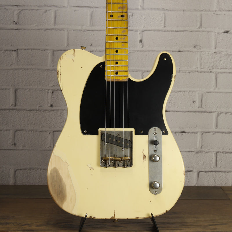 Nash Guitars Pine E-52 Electric Guitar Vintage White Heavy Aging w/Case