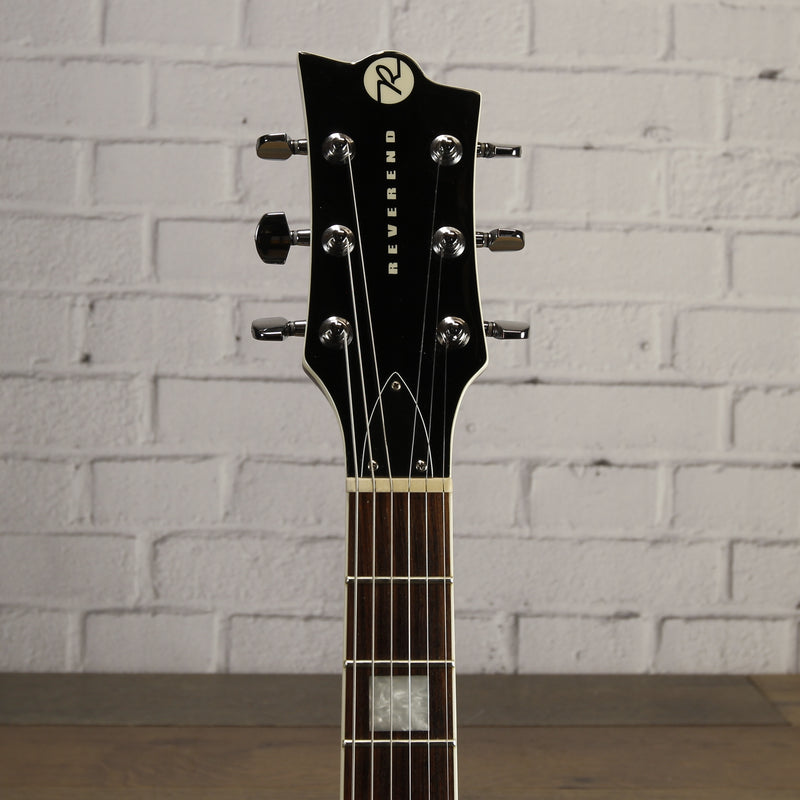 Reverend Roundhouse FM Electric Guitar 2020 Black Flame Maple *Railhammer Hyper Vintage* w/Case