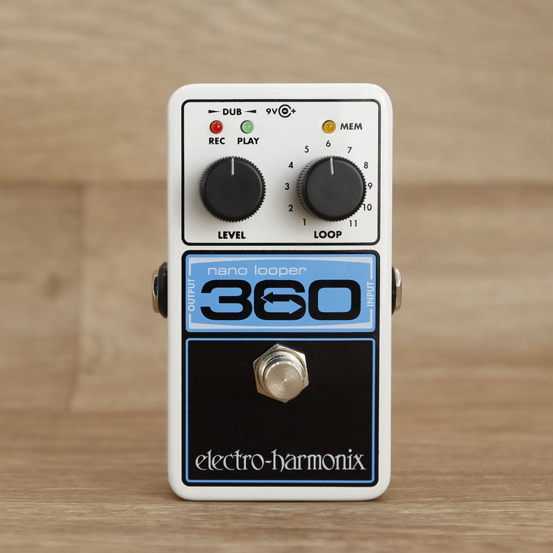 electro harmonix loop pedal Electro-Harmonix Nano Looper 360 Guitar Effects Pedal 194744678622