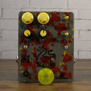 JTH Electronics Typhon Germanium+Silicon Fuzz Gray/Yellow Splatter/Rust Relic