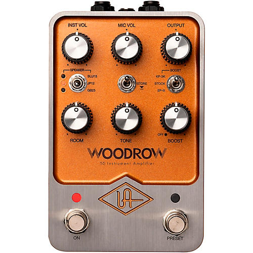 Universal Audio UAFX Woodrow '55 Instrument Amplifier Effects Pedal Copper
