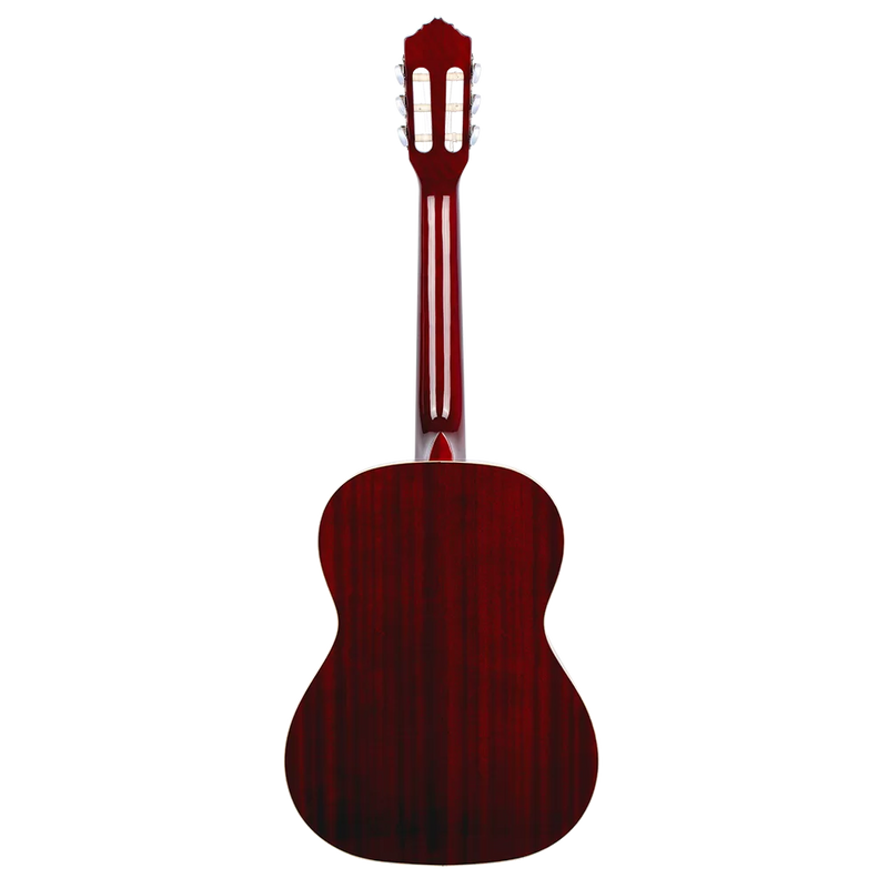 Ortega R121-7/8WR Family Series 7/8-Size Classical Guitar Transparent Wine Red w/Gig Bag