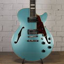 D'Angelico Premier SS Stoptail Semi-Hollow Electric Guitar Ocean Turquoise *B-Stock*