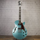 D'Angelico Premier SS Stoptail Semi-Hollow Electric Guitar Ocean Turquoise *B-Stock*