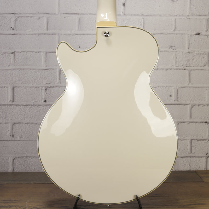 D'Angelico Premier SS Stoptail Semi-Hollow Electric Guitar Champagne w/Gig Bag