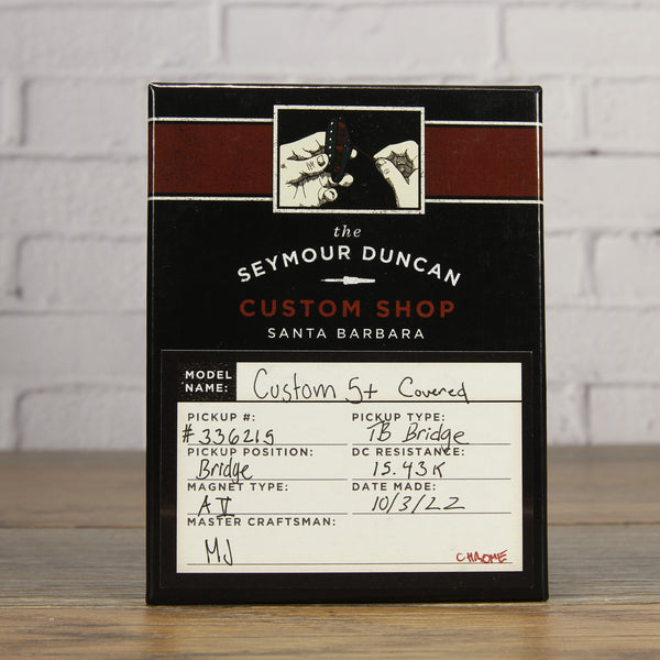 Seymour Duncan Custom Shop Custom 5 Plus Trembucker Chrome ~15k