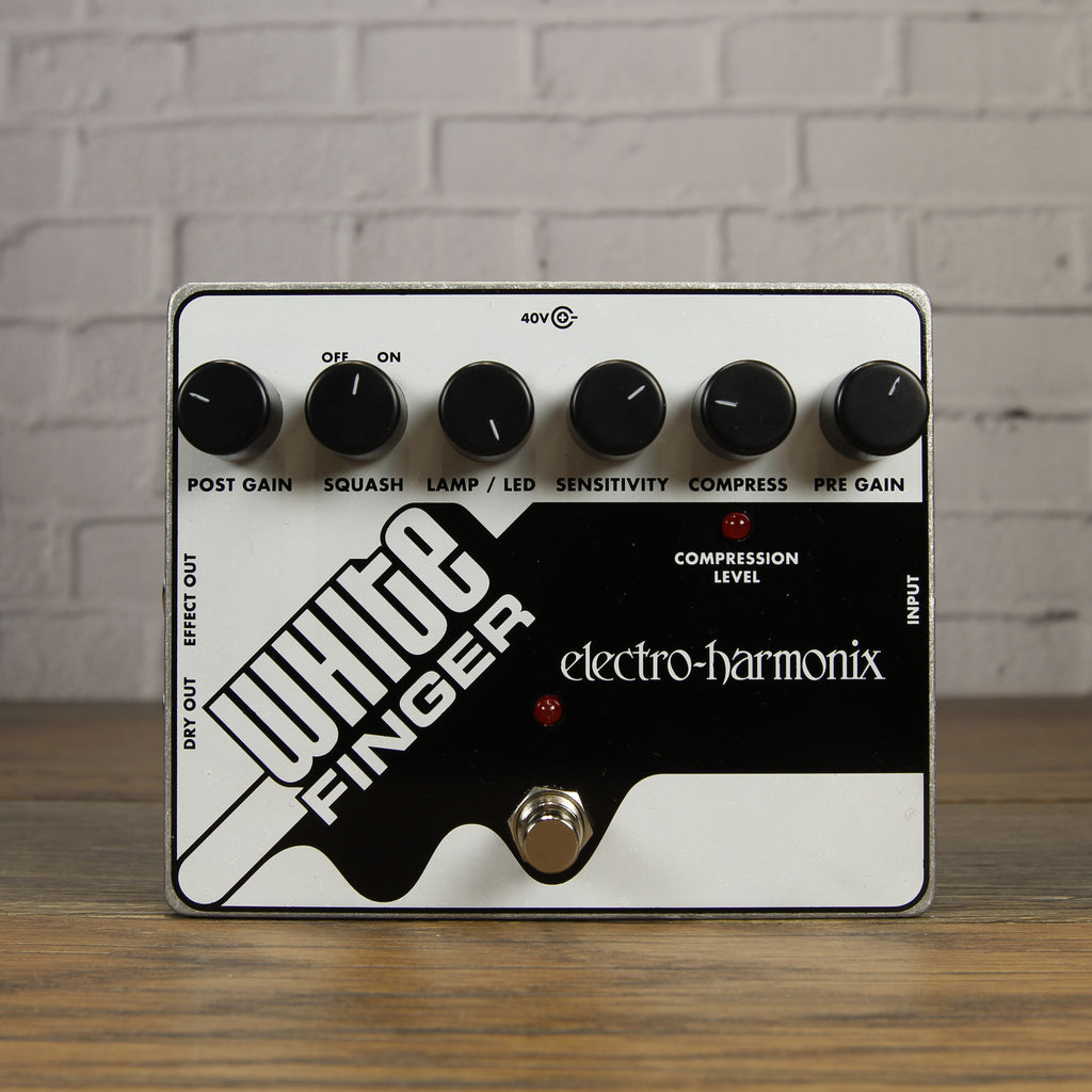 electro harmonix compressor pedal Electro-Harmonix White Finger Compressor Pedal