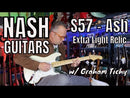 Nash S57 Ash Electric Guitar Mary Kay Finish Extra Light Relic w/Nash Case