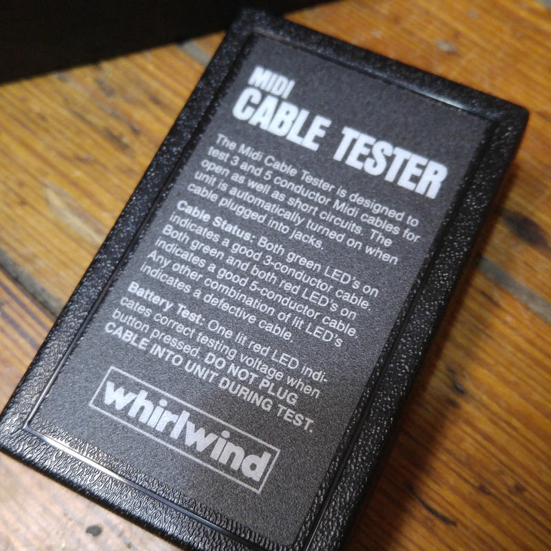 Whirlwind Midi Cable Tester w/Original Box