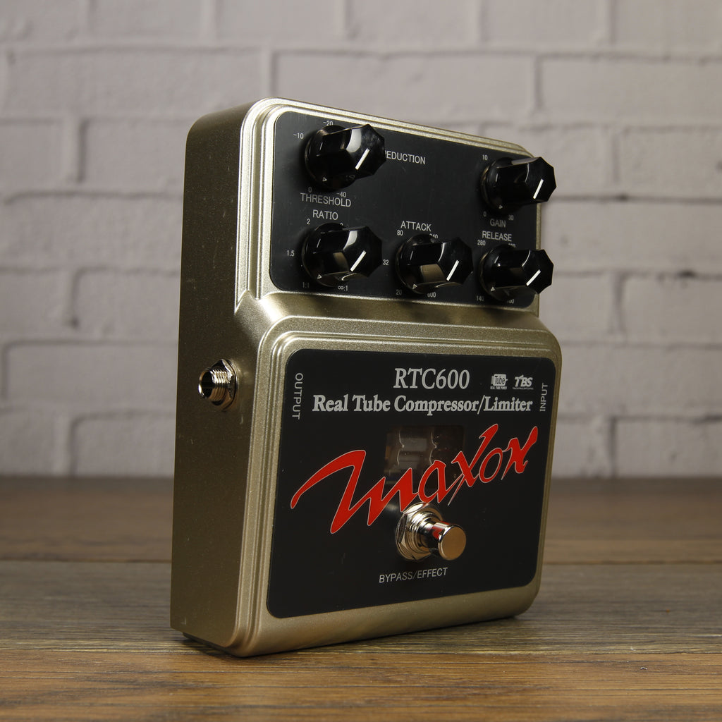 limiter pedal Maxon Real Tube II Series RTC600 Real Tube Compressor Limiter Pedal