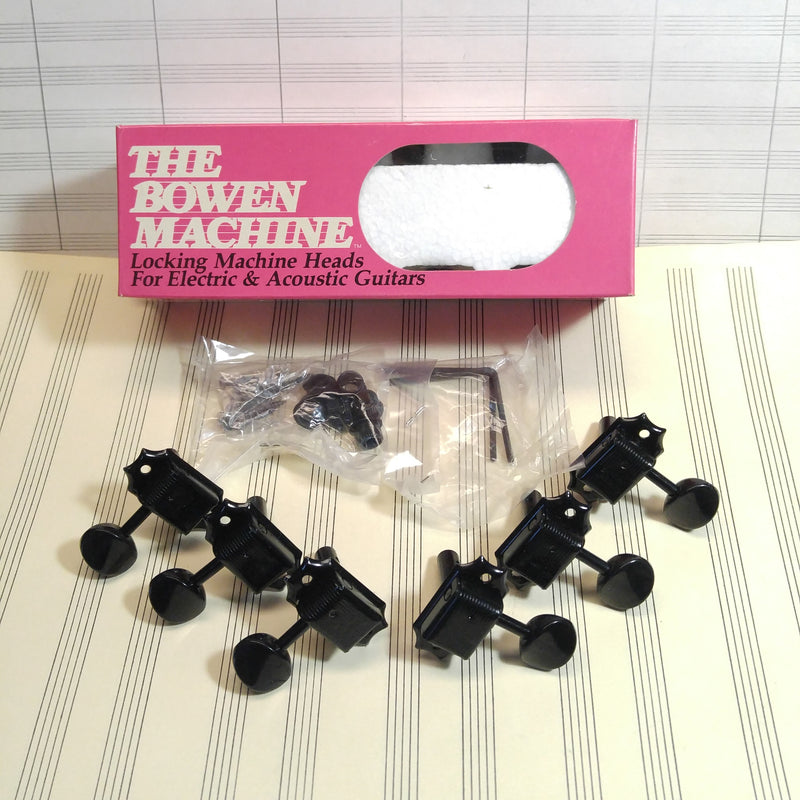 The Bowen Machine BM-8 Locking Tuners Black w/Original Box