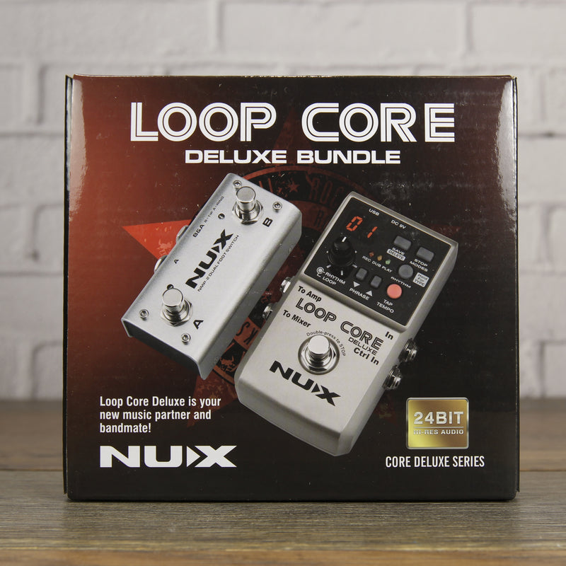 NuX Loop Core Deluxe w/Dual Foot Switch Bundle