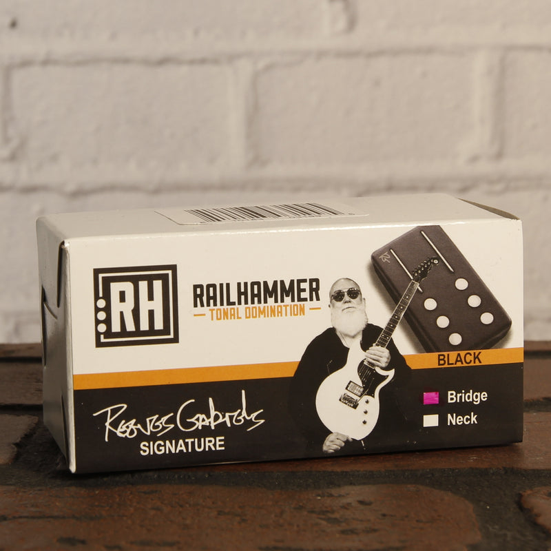 Railhammer Reeves Gabrels Signature Bridge Pickup Black w/Free Shipping