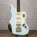 Nash B-6 Alder Bass VI Sonic Blue w/SKB Gig Bag