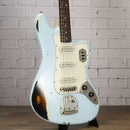 Nash B-6 Alder Bass VI Sonic Blue w/SKB Gig Bag