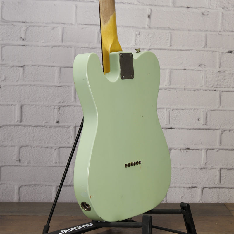 Nash GF-3 Alder Electric Guitar Surf Green Light Relic (Boat Neck) w/Nash Case